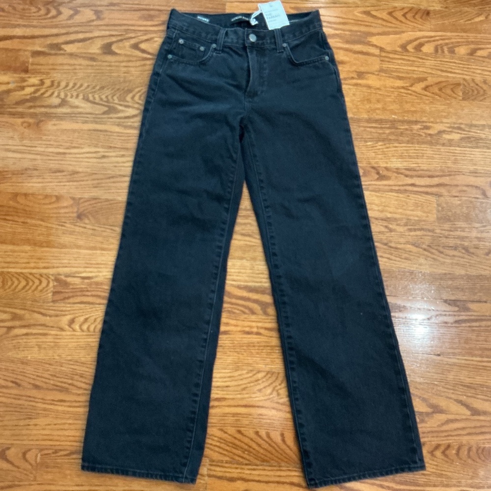 Aritzia jeans The Farah Lo-rise size 24 in black eyeliner